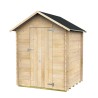 Wooden garden tool shed single door 146x130cm Marcella Offers