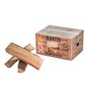 Olive firewood 240kg for fireplace in box on pallet Olivetto Choice Of
