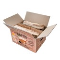 Olive firewood 240kg for fireplace in box on pallet Olivetto Model