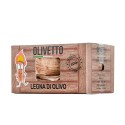 Olive firewood for stove chimney 320kg on Olivetto pallet Bulk Discounts