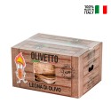 Olive wood for firewood 400kg box on pallet for Olivetto fireplace On Sale
