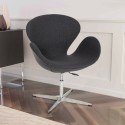 Swivel armchair modern design for living room and office Robin On Sale
