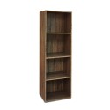 Duval Wooden Bookshelf for Living Room or Office, 4 Shelves, 40x132 cm Characteristics