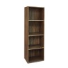 Duval Wooden Bookshelf for Living Room or Office, 4 Shelves, 40x132 cm Characteristics