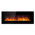 Wall-mounted electric fireplace LED light multicoloured Dallas On Sale