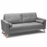 Modern Design Sofa Scandinavian Style Fabric 3 Seater for Living Room and Kitchen Aquamarine Offers