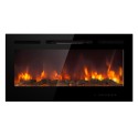 Recessed wall fireplace electric stove multicolour flame LED Chicago On Sale