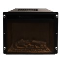 White Freestanding Electric Fireplace Wood L179 x W48 x H85 Biden Model