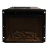 White Freestanding Electric Fireplace Wood L179 x W48 x H85 Biden Model