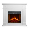 Floor-standing electric stove with white wooden frame Cambridge On Sale