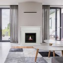 Floor-standing bioethanol fireplace with frame Cambridge Eco Bulk Discounts