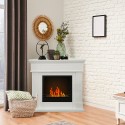 Corner bioethanol fireplace with bio-frame floor standing Ford Offers