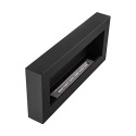 Wall-Mounted Bioethanol Fireplace with Frame Siena Black for Living Room Offers