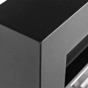 Wall-Mounted Bioethanol Fireplace with Frame Siena Black for Living Room Catalog