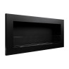 Wall-mounted ecological bioethanol fireplace with Livorno Black glass Bulk Discounts