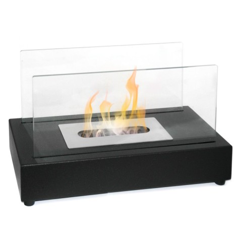Table-top bioethanol fireplace with tempered glass Berlin Promotion