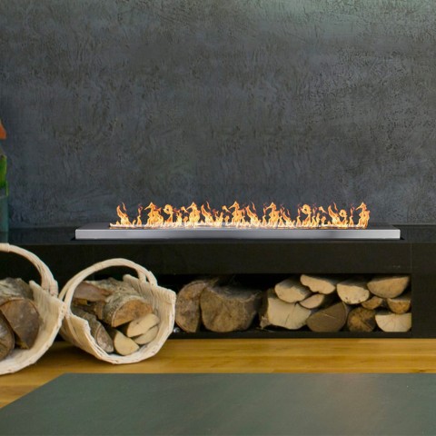 Built-in bioethanol fireplace burner 1.7 l stainless steel Promotion