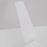 Modern white ceiling fan 3 blades 120cm with light 70W Hitz On Sale