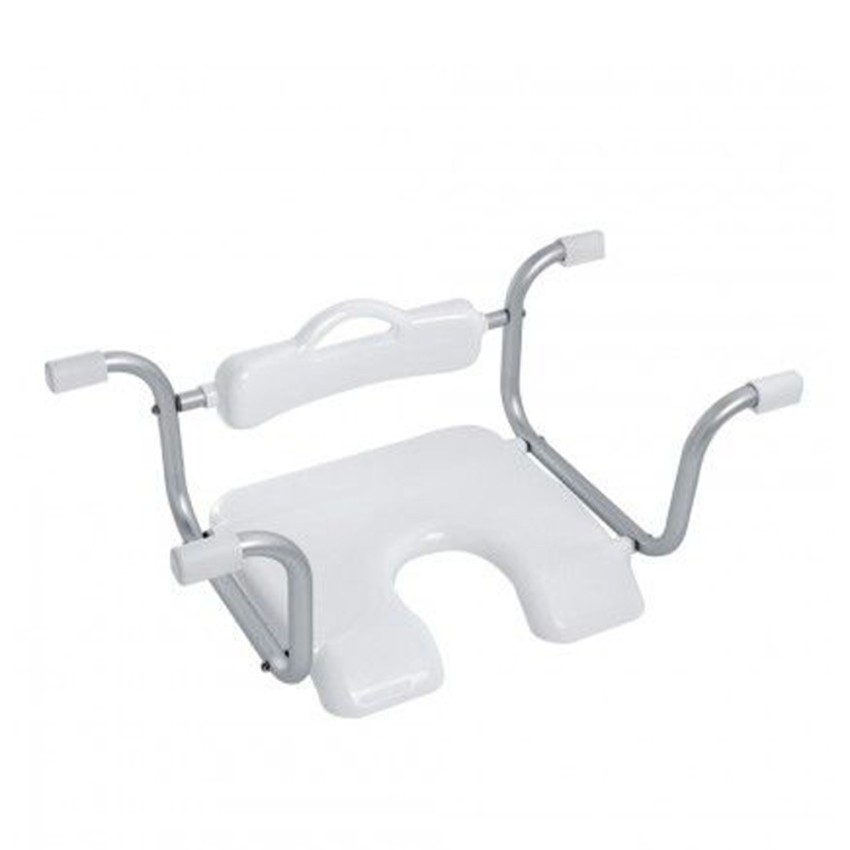 Elder non slip bathtub stool with backrest