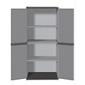 Jumbo Outdoor Garden Storage Cabinet, 2 Doors, 4 Shelves Sale