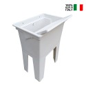 Outdoor monobloc washbasin with board 59x41x75cm Jo On Sale