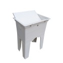 Outdoor monobloc washbasin with board 59x41x75cm Jo Offers