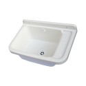 Outdoor Wall-Mounted Resin Utility Sink 50x35x24cm Sink 50 Offers