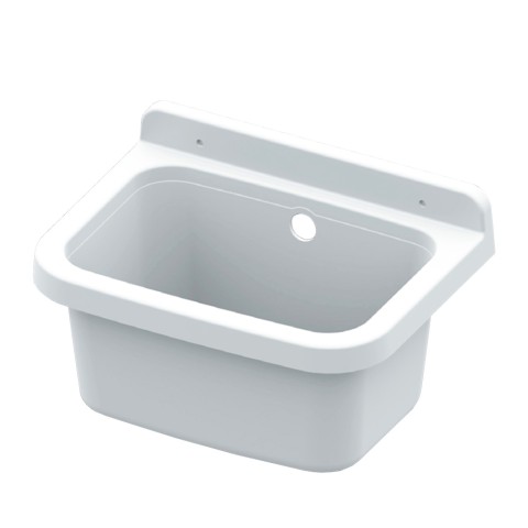 Resin wall wash basin for garden laundry 39x39x24cm Sink 40 Promotion