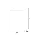 Laundry cabinet 39x39x78cm for washbasin pilot 1 door white Mini Offers