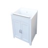 2 door resin washbasin cabinet for laundry 60x50cm Mong Offers