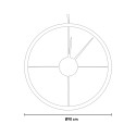 Round wall clock 90cm modern industrial style Essential Ceart Price