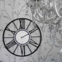 Modern Classic Industrial Round Wall Clock 80cm Ceart Wheel Sale
