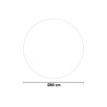 Modern round 80cm carpet for living room and bathroom Casacolora CCTOERB Sale
