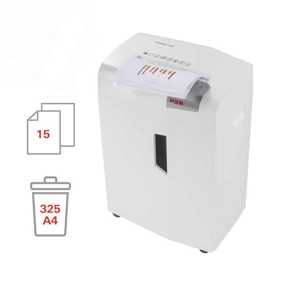 Professional Office Paper Shredder 4 x 37mm X15 Shredstar HSM