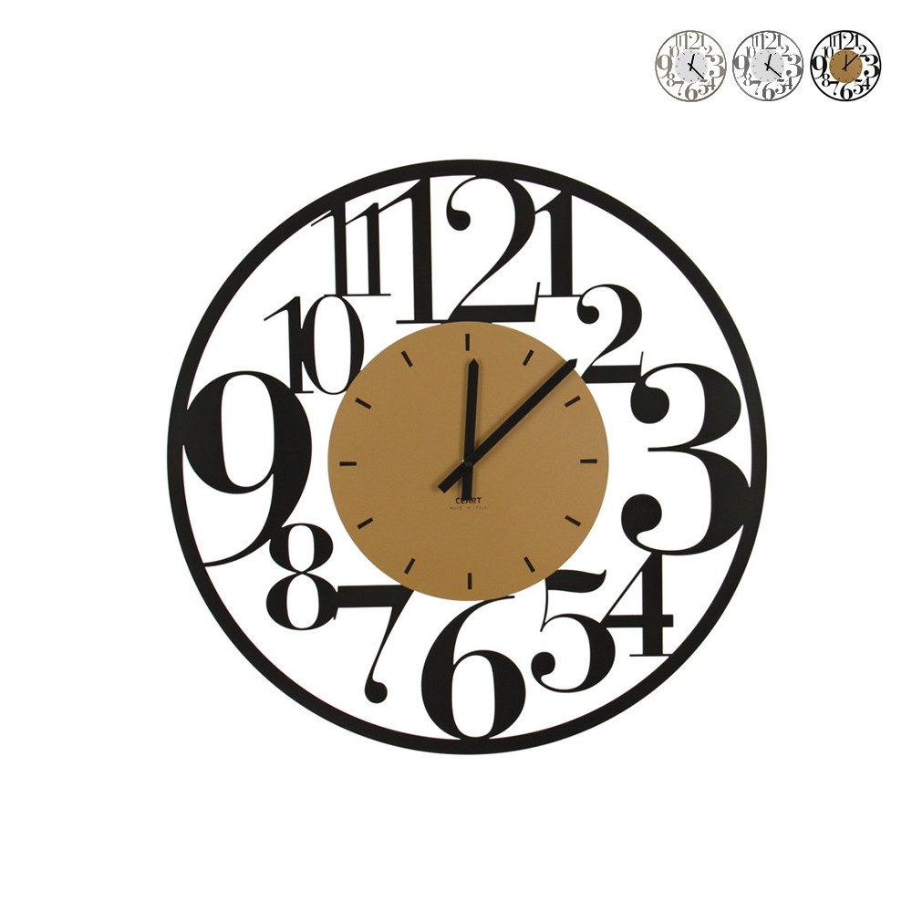 Round wall clock 60cm modern large numbers Ilenia Ceart