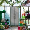 Gulliver High XL Keter waterproof outdoor garden cupboard 4 shelves On Sale