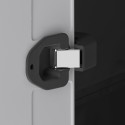 Outdoor cabinet grey black 8 shelves Titan Multispace XL Keter Discounts