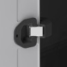 Outdoor cabinet grey black 8 shelves Titan Multispace XL Keter Discounts