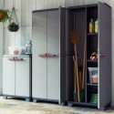 Garden cabinet 3 adjustable multi-purpose shelves outdoor Stilo High Keter On Sale