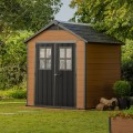 Keter Newton 757 Resin Wood-Look Garden Shed 228x223x252cm K241886 Promotion