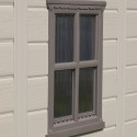 Garden shed resin with window 129x188x216cm Factor 4x6 Keter K209873 Offers