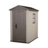 Garden shed resin with window 129x188x216cm Factor 4x6 Keter K209873 On Sale