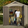 Garden shed with shelves 256,5x182x243cm Factor 8x6 Keter K209871 Bulk Discounts
