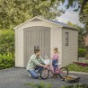 Garden shed 256.5x255x243cm with shelves Factor 8x8 Keter K209875 Measures