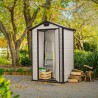 PVC resin garden shed with floor 129x103x196cm Manor 4x3 Keter Buy