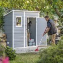 Garden tool shed PVC resin 183.5x111x200.5cm Manor Pent 6x4 Keter Price