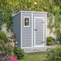 Garden tool shed PVC resin 183.5x111x200.5cm Manor Pent 6x4 Keter Sale