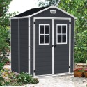 Keter PVC resin garden shed with windows 185x152x226cm Manor 6x5 Choice Of