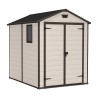 Large PVC resin garden shed 185.8x236.8x227cm Manor 6x8 Keter Model