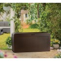 Outdoor rattan chest with wheels garden trunk Samoa Keter Offers